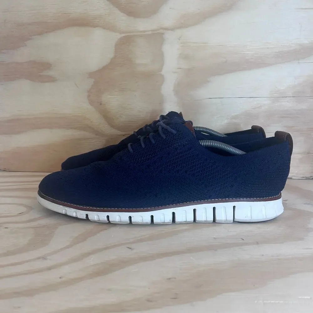 Cole Haan - ZeroGrand Wingtip - Dress Shoes - Blue - Men's - 11.5M - C24947